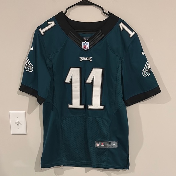 NFL Green and White Jersey Official Team Apparel - Picture 1 of 5